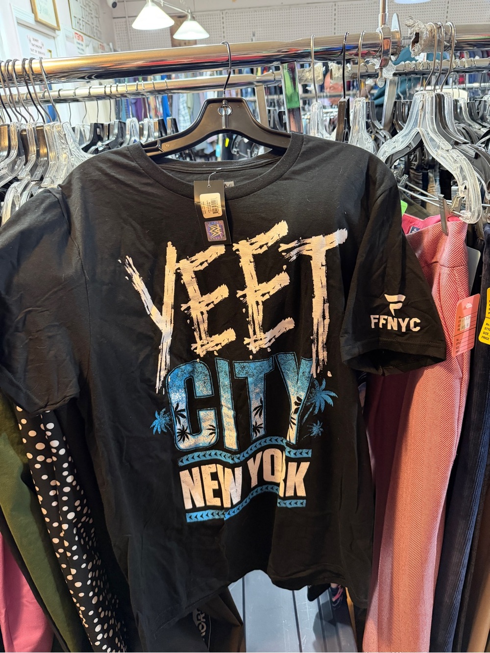 NEW Jey Uso New York Yeet City WWE Fanatics Fest 2026 Summerslam T-shirt Large